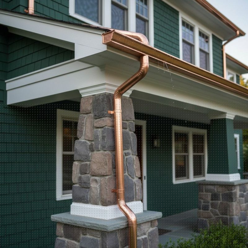 Copper Gutter Replacement