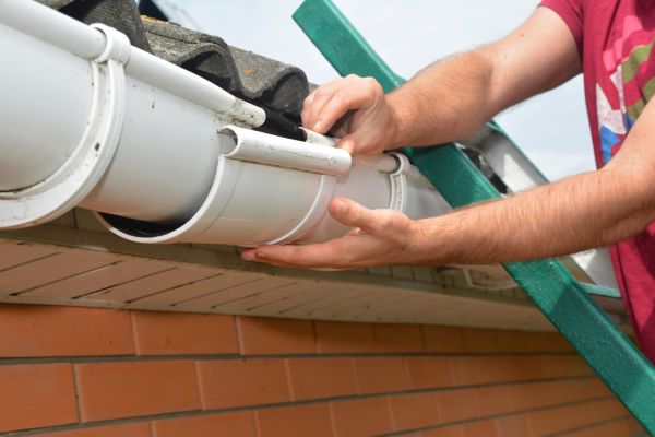 Large Gutter Repair in Fond Du Lac