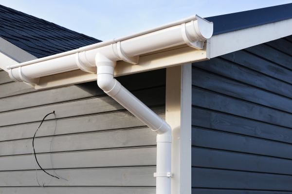PVC Rain Gutter Installation in Fond Du Lac